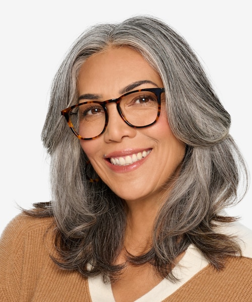 Vinyl Tortoise Acetate, MetalEyeglass Frames for Women from EyeBuyDirect