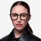 Poise Noir Acetate-metal Montures de lunettes de vue pour Femmes d'EyeBuyDirect