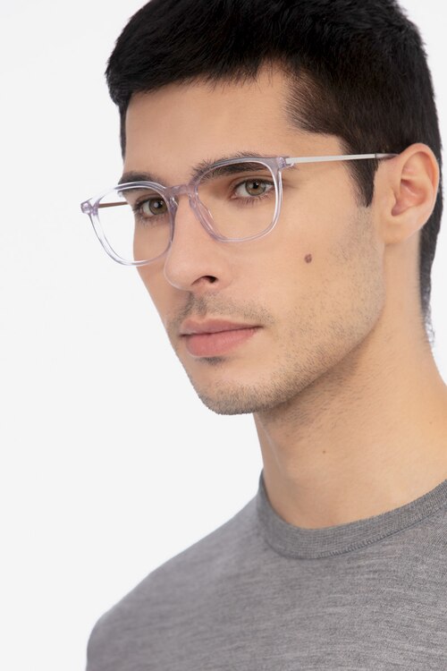 Esquire Clear Acetate-metalEyeglass Frames for Men from EyeBuyDirect