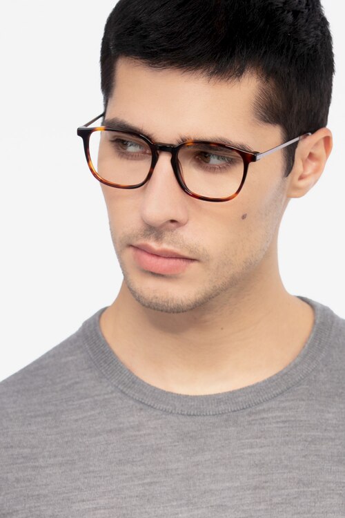 Esquire Tortoise Acetate-metalEyeglass Frames for Men from EyeBuyDirect