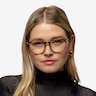 Quill Tortoise Acetate-metalEyeglass Frames for Women from EyeBuyDirect