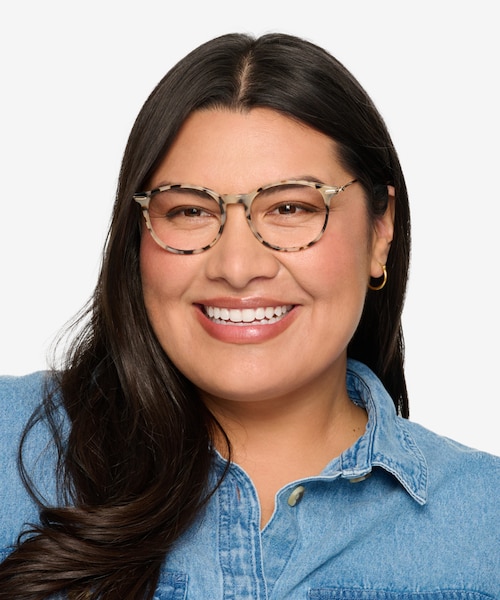 Quill Ivory Tortoise Acetate, MetalEyeglass Frames for Women from EyeBuyDirect