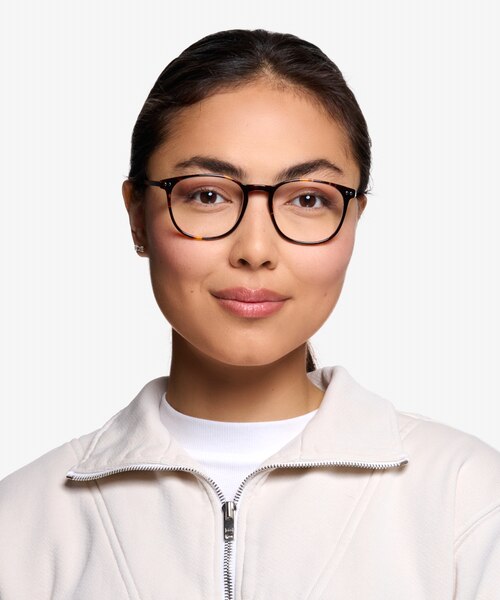 Savvy Tortoise Acetate-metalEyeglass Frames for Women from EyeBuyDirect