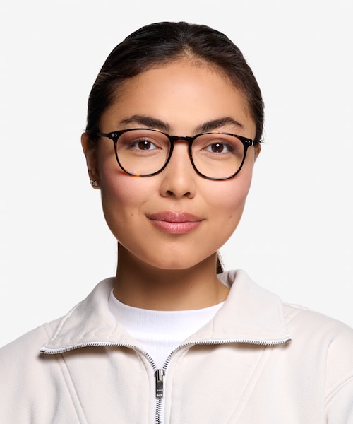 Savvy Tortoise Acetate, MetalEyeglass Frames for Women from EyeBuyDirect