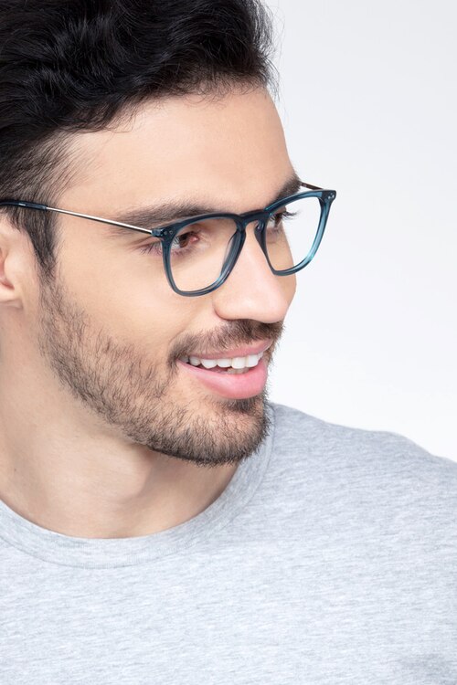 Distance Green Acetate-metalEyeglass Frames for Men from EyeBuyDirect