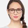 Traveller Gray Acetate-metalEyeglass Frames for Women from EyeBuyDirect