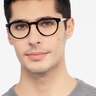 Traveller Black AcetateEyeglass Frames for Men from EyeBuyDirect