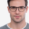 Today Black Plastic-metalEyeglass Frames for Men from EyeBuyDirect