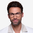 Spoken Black Plastic, MetalEyeglass Frames for Men from EyeBuyDirect