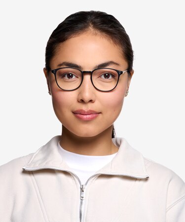 Black Spoken -  Lightweight Plastic Eyeglasses