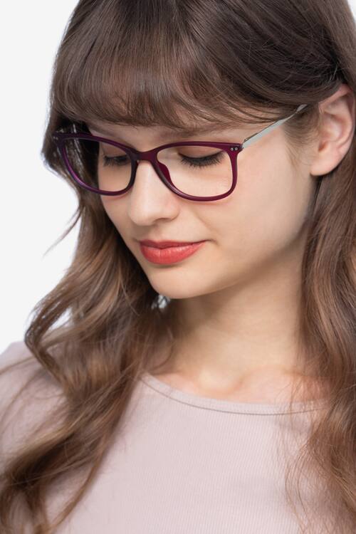 Purple Clarity -  Plastic-metal Eyeglasses