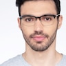 Explorer Noir Acetate-metalMontures de lunettes de vue pour Hommes d'EyeBuyDirect