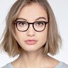 Candor Red AcetateEyeglass Frames for Women from EyeBuyDirect