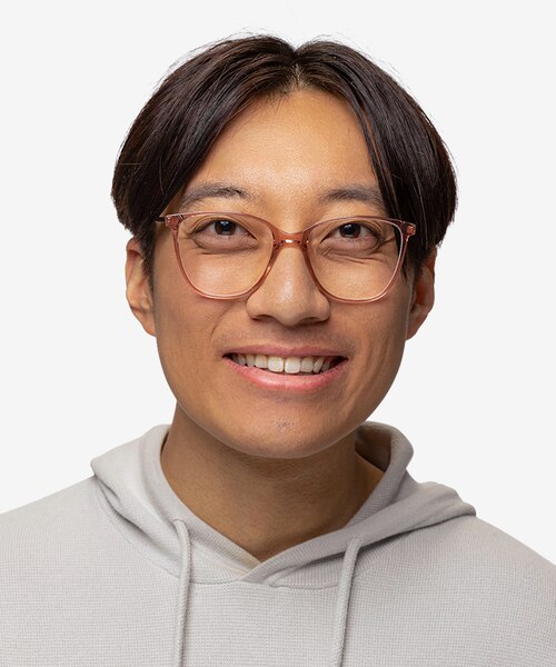 Aroma Pink Acetate-metalEyeglass Frames for Men from EyeBuyDirect