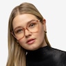 Aroma Pink Acetate-metalEyeglass Frames for Women from EyeBuyDirect
