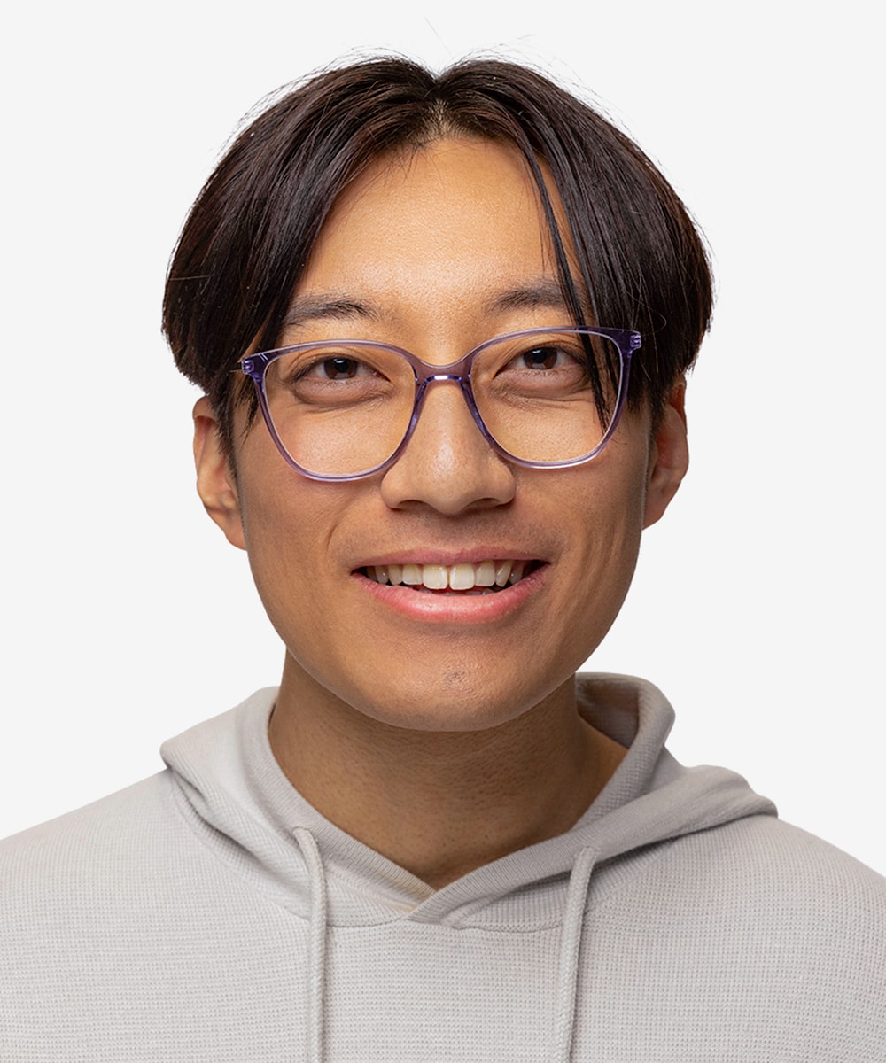 Aroma Cat Eye Purple Glasses for Women | Eyebuydirect