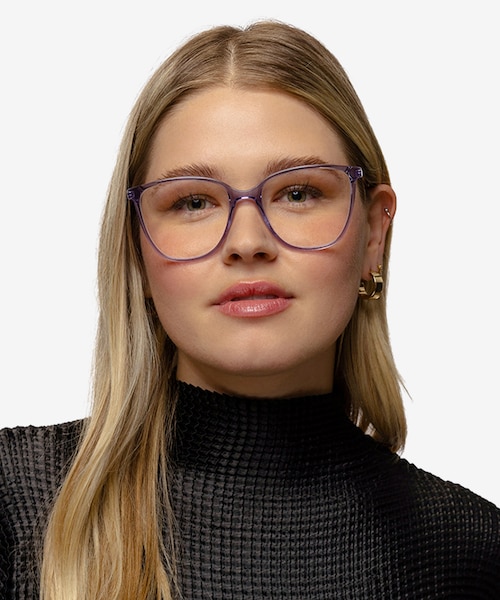 Aroma Purple Acetate, MetalEyeglass Frames for Women from EyeBuyDirect