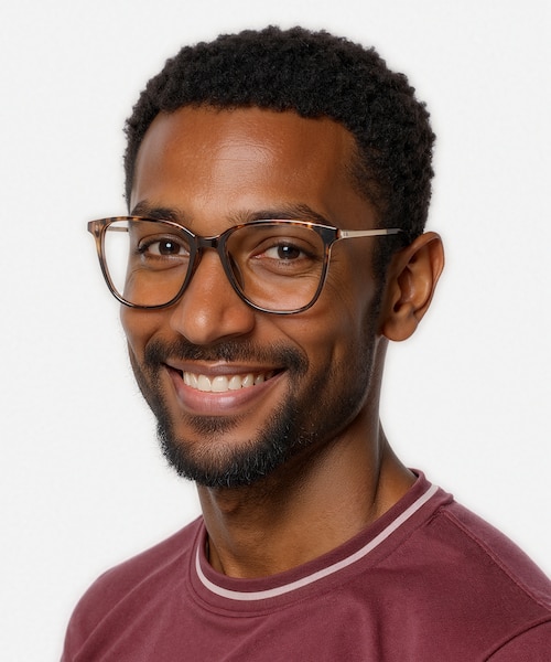 Aroma Tortoise Green Acetate, MetalEyeglass Frames for Men from EyeBuyDirect