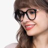 Oriana Black Acetate-metalEyeglass Frames for Women from EyeBuyDirect