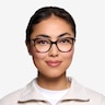 Attitude Black Acetate-metalEyeglass Frames for Women from EyeBuyDirect