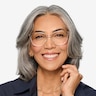Attitude Clear Acetate-metalEyeglass Frames for Women from EyeBuyDirect