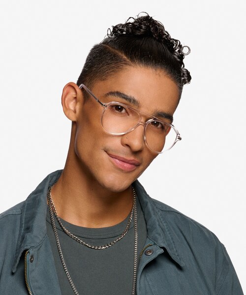 Viento Transparent AcétateMontures de lunettes de vue pour Hommes d'EyeBuyDirect