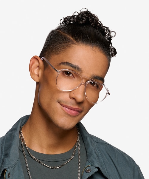 Viento Clear AcetateEyeglass Frames for Men from EyeBuyDirect