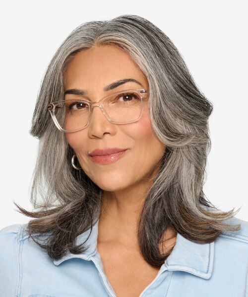 Forward Transparent Acetate-metalMontures de lunettes de vue pour Femmes d'EyeBuyDirect