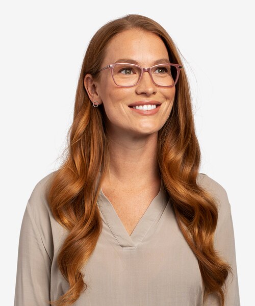 Forward Rose Acetate-metalMontures de lunettes de vue pour Femmes d'EyeBuyDirect