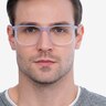 Envision Purple Acetate-metalEyeglass Frames for Men from EyeBuyDirect