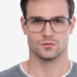 Envision Gray Acetate, MetalEyeglass Frames for Men from EyeBuyDirect