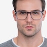Envision Gris Acetate-metalMontures de lunettes de vue pour Hommes d'EyeBuyDirect
