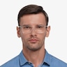 Haptic Clear Acetate-metalEyeglass Frames for Men from EyeBuyDirect