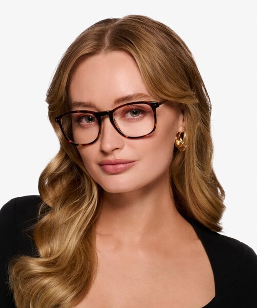 Ratio Tortoise Acetate-metalEyeglass Frames for Women from EyeBuyDirect