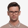 The Cycle Dark Tortoise Acetate-metalEyeglass Frames for Men from EyeBuyDirect