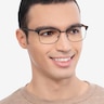 Osten Tortoise Plastic-metalEyeglass Frames for Men from EyeBuyDirect