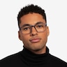 Simon Blue Plastic-metalEyeglass Frames for Men from EyeBuyDirect