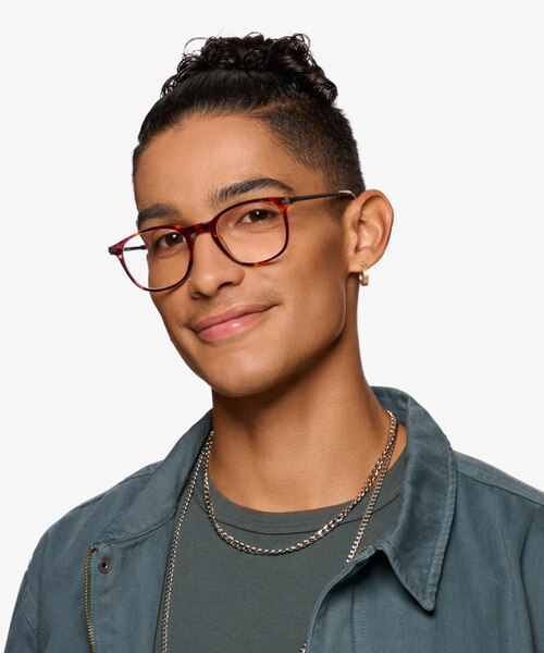 Toulouse Tortoise Acetate-metalEyeglass Frames for Men from EyeBuyDirect