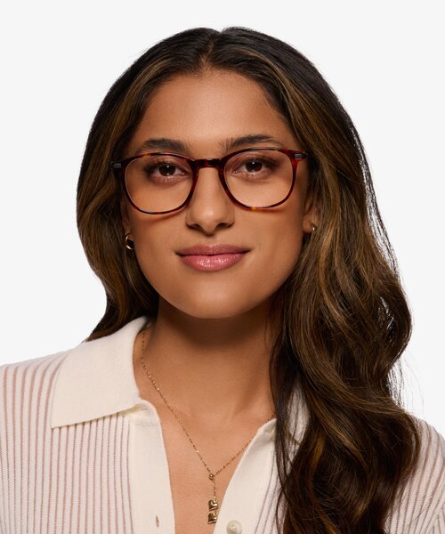 Toulouse Tortoise Acetate-metalEyeglass Frames for Women from EyeBuyDirect
