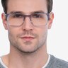 Nox Gray Acetate-metalEyeglass Frames for Men from EyeBuyDirect