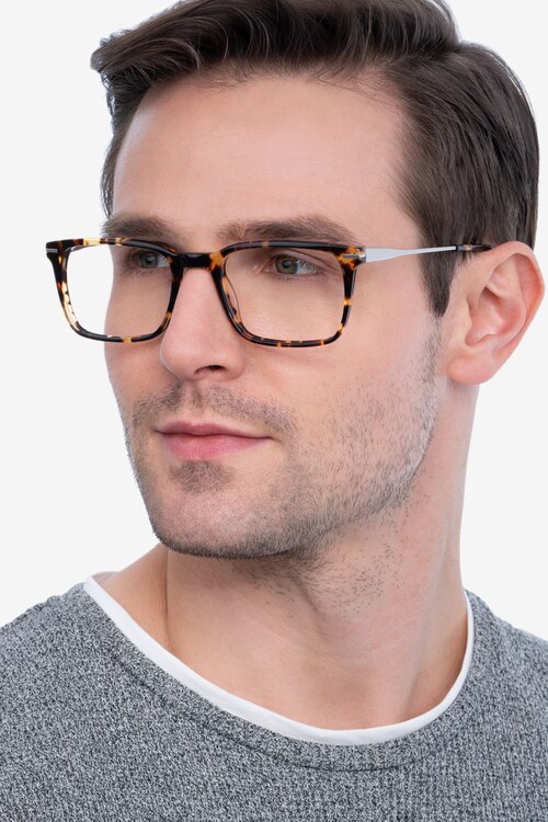 Nox Tortoise Acetate-metalEyeglass Frames for Men from EyeBuyDirect