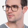 Nox Tortoise Acetate, MetalEyeglass Frames for Men from EyeBuyDirect