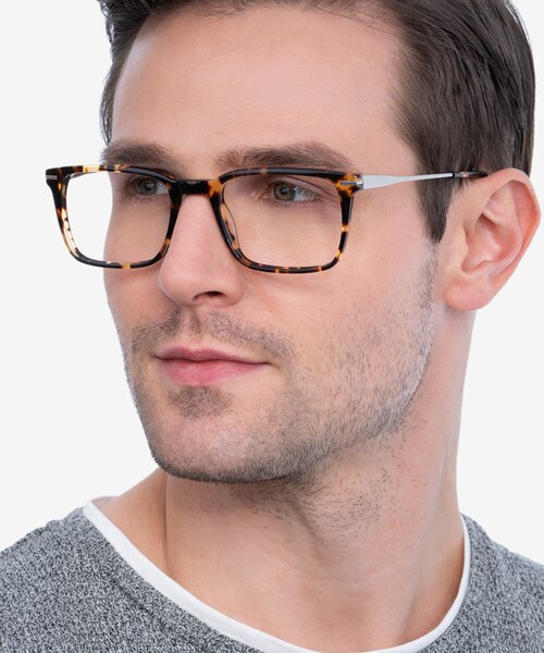 Nox Tortoise Acetate, MetalEyeglass Frames for Men from EyeBuyDirect
