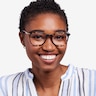 Ninah Tortoise Acetate-metalEyeglass Frames for Women from EyeBuyDirect