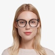 Biblio Black Acetate, MetalEyeglass Frames for Women from EyeBuyDirect