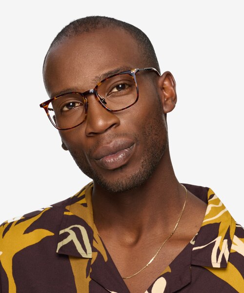 Cohen Écailles Acetate-metalMontures de lunettes de vue pour Hommes d'EyeBuyDirect
