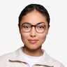 Walker Écailles Acetate-metalMontures de lunettes de vue pour Femmes d'EyeBuyDirect