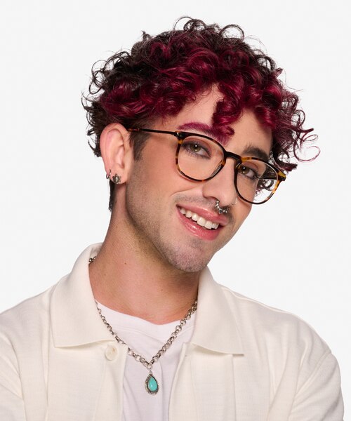 Villeneuve Tortoise Acetate-metalEyeglass Frames for Men from EyeBuyDirect