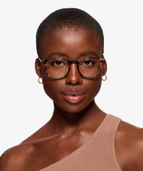 Villeneuve Tortoise Acetate-metalEyeglass Frames for Women from EyeBuyDirect