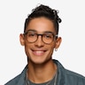 Villeneuve Dark Tortoise Acetate-metalEyeglass Frames for Men from EyeBuyDirect